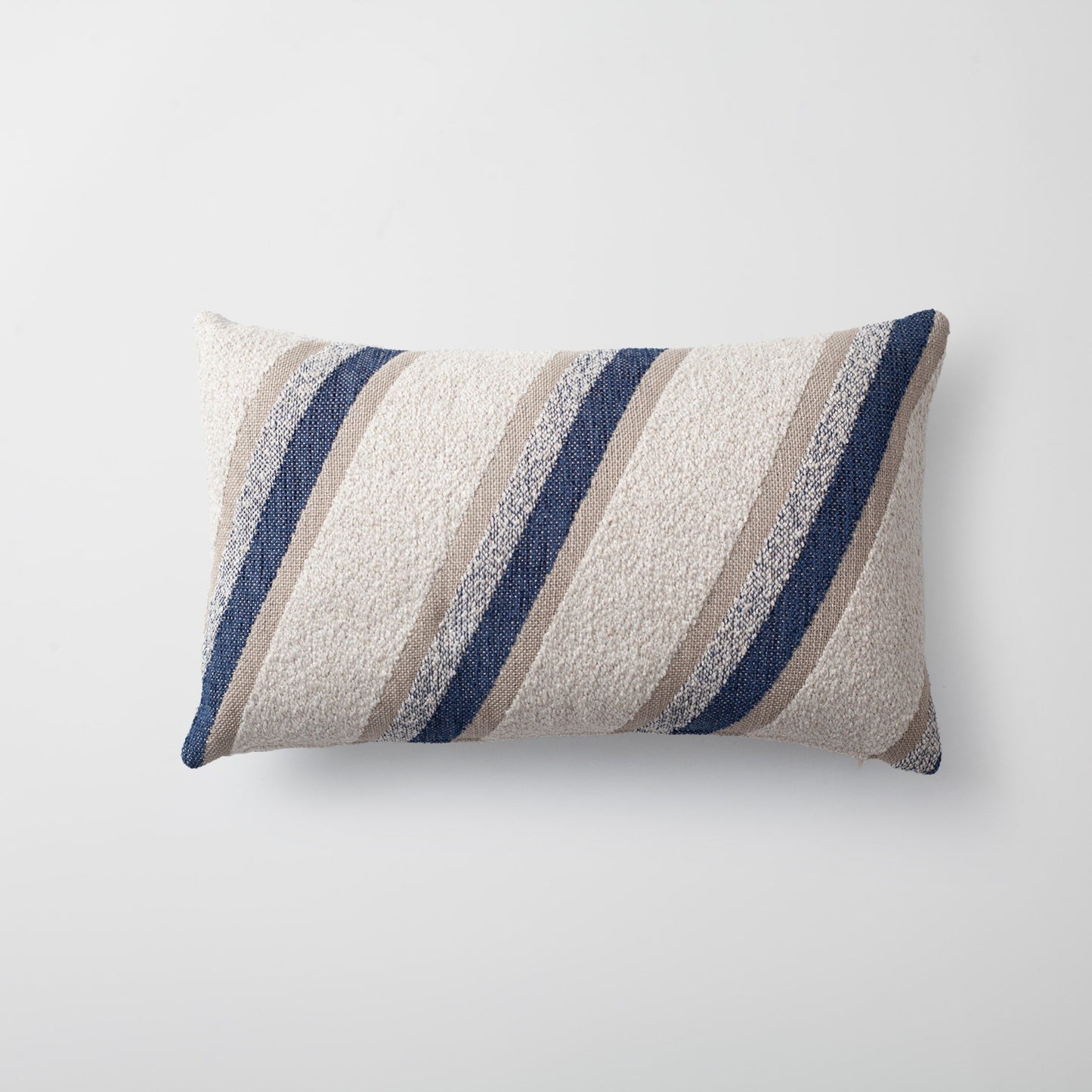 Loom & Oblique | Set of 3 | Navy Blue Throw Pillow Covers