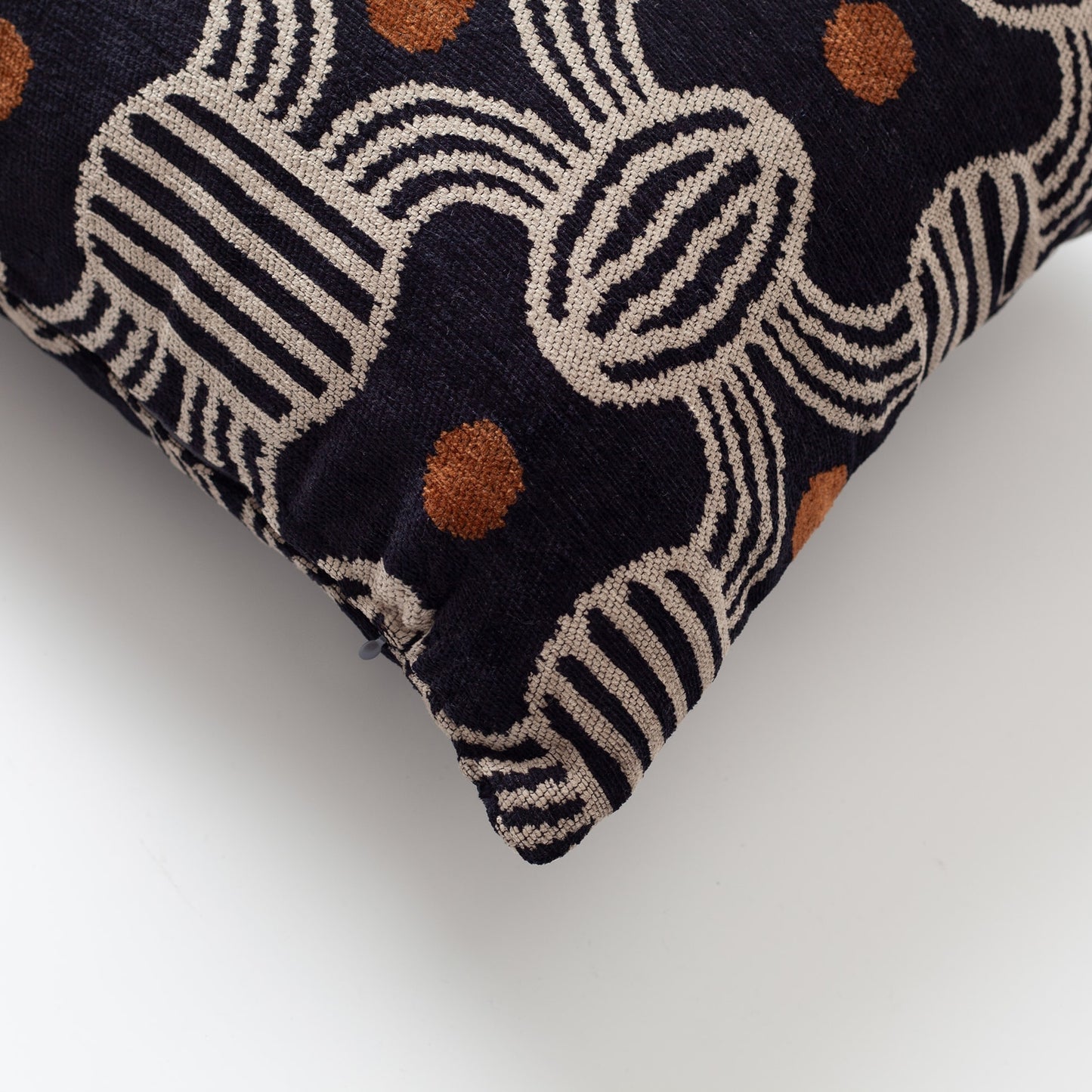 Obika | Boho Ikat Patterned Maze Lumbar 16''x24'' Throw Pillow Cover