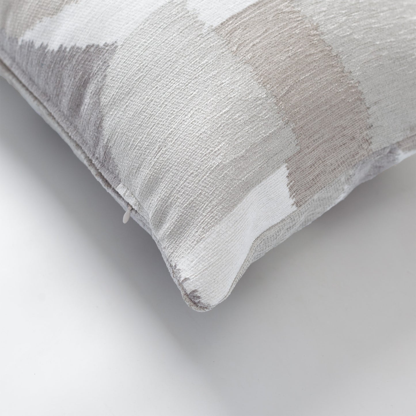 Otto | Neutral Gray Modern Geometric Long Lumbar 14"x28" Throw Pillow Cover