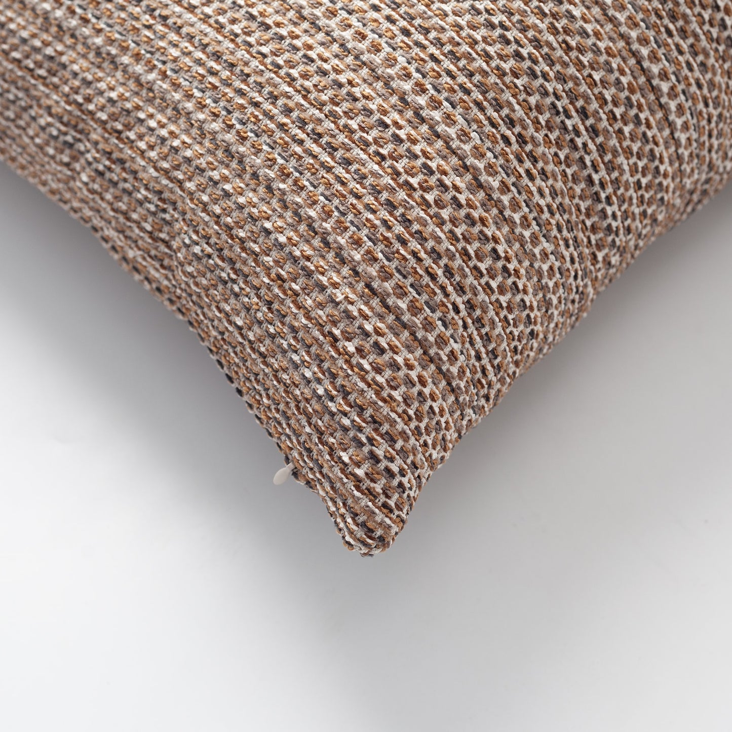 Kraft | Mustard Textured Woven Square 18''x18'' Throw Pillow Cover