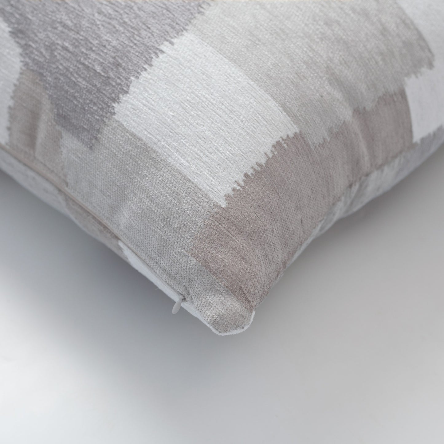 Otto | Neutral Gray Modern Geometric Square 20''x20'' Throw Pillow Cover