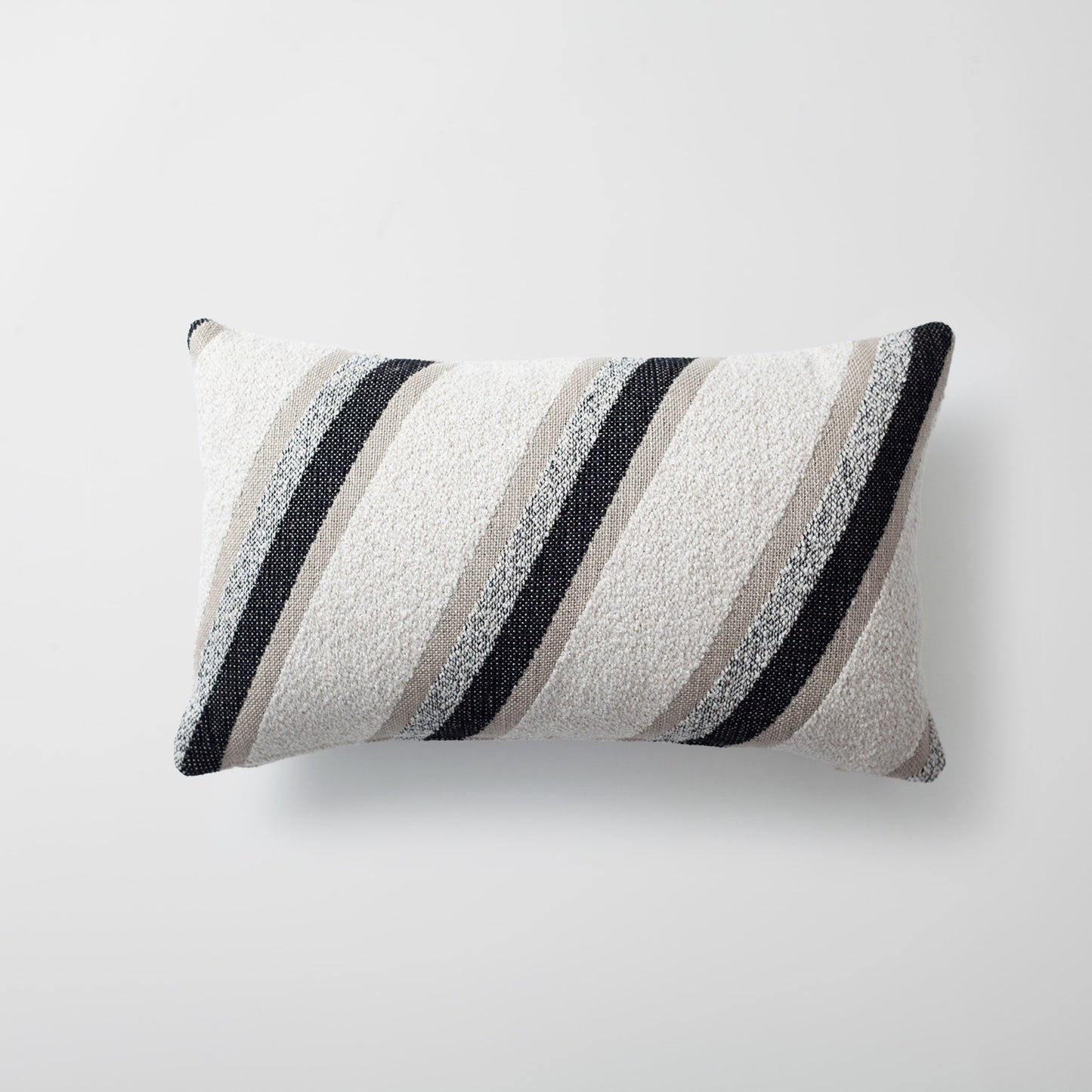 Loom & Oblique | Set of 3 | Black and White Throw Pillow Covers