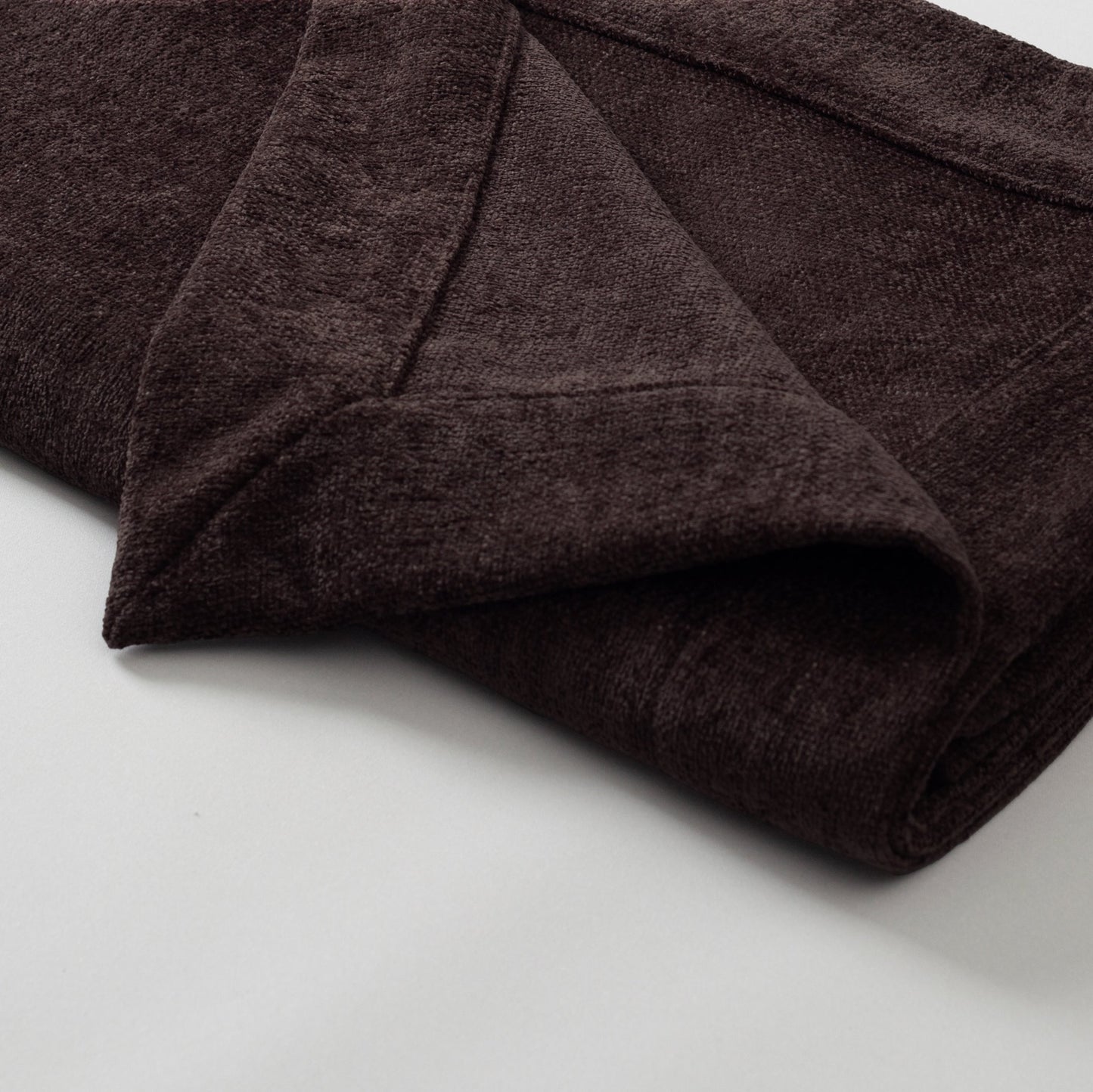 Borla & Belt | Set of 3 | Dark Brown Bed Runner & Pillow Covers Set