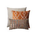 Cozy & Tweed | Set of 3 | Burnt Orange Throw Pillow Covers