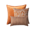 Eliza & Sense | Set of 3 | Burnt Orange Throw Pillow Covers