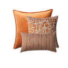 Eliza & Sense | Set of 3 | Burnt Orange Throw Pillow Covers