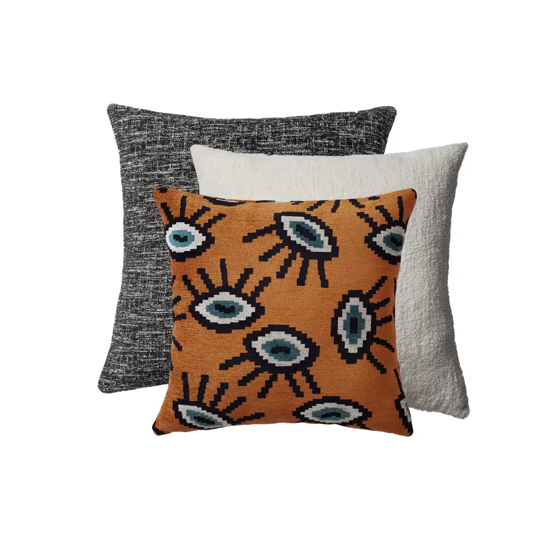 Flap & Yonobi | Set of 3 | Boho Throw Pillow Covers