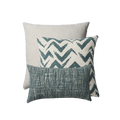 Joy | Set of 3 | Teal Blue Modern Throw Pillow Covers