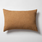 Julia | Mustard Yellow Boucle Textured Solid Lumbar 16''x24'' Throw Pillow Cover