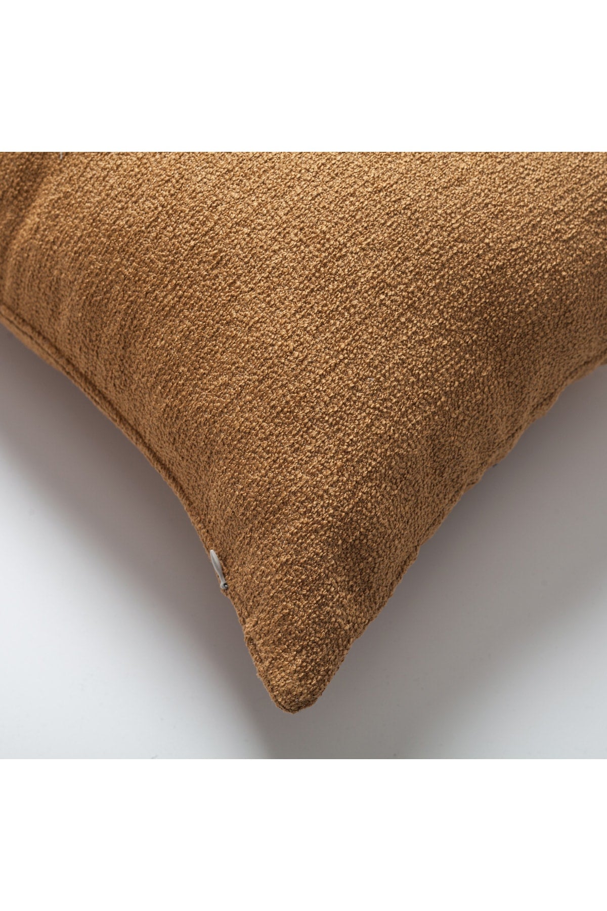 Julia | Mustard Yellow Boucle Textured Solid Square 20''x20'' Throw Pillow Cover