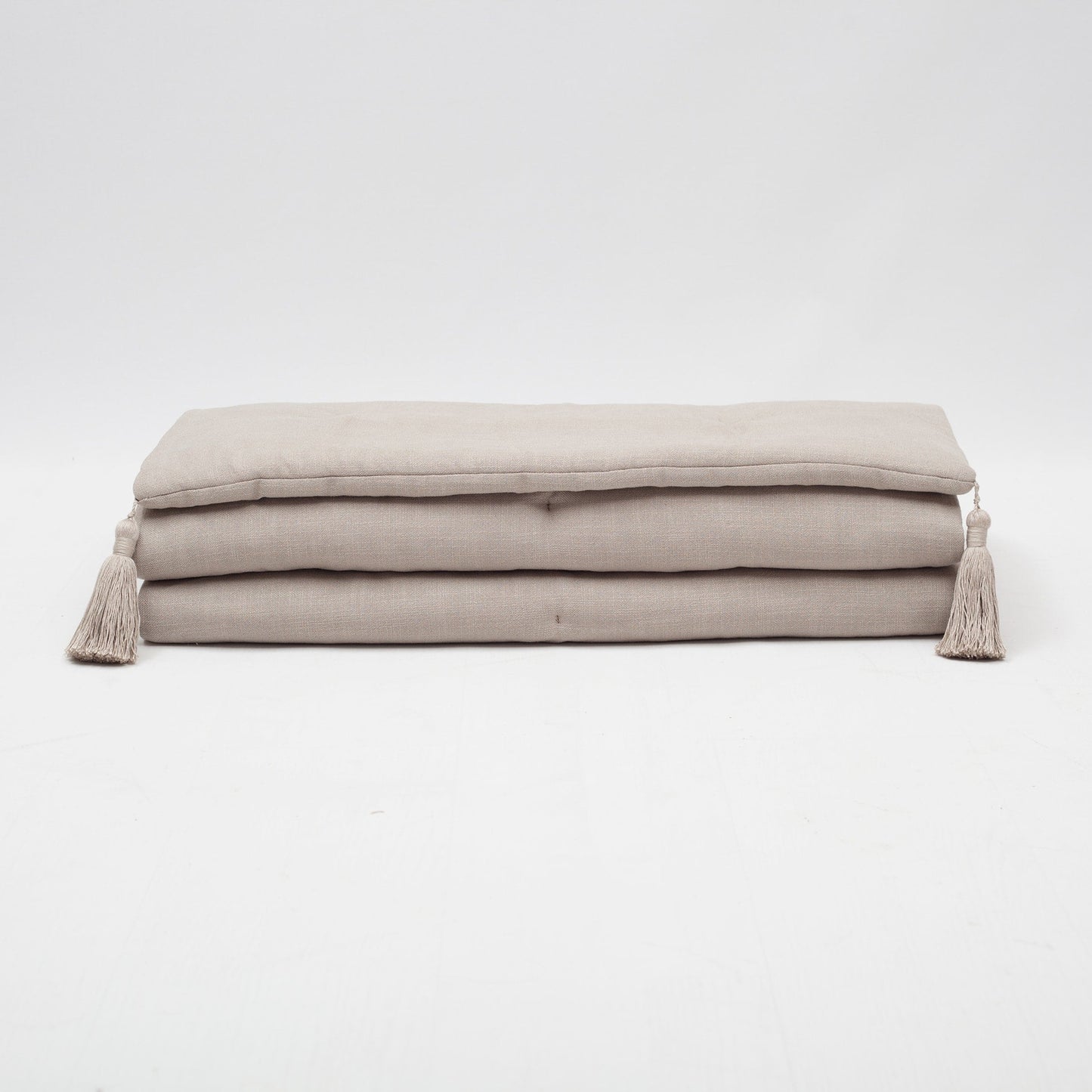 Loom Bed Runner & Pillow Covers | Set of 5 | Taupe Mustard Nomad Bedset