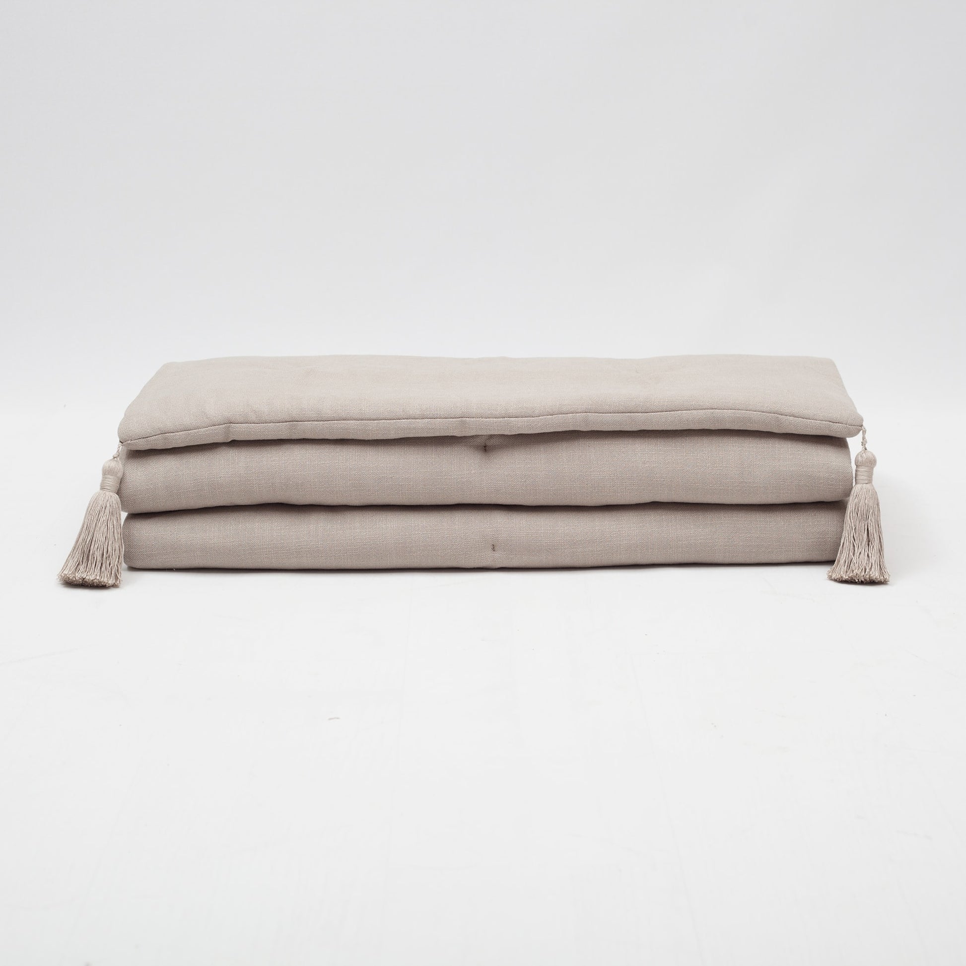 Loom Bed Runner | Taupe Neutral Linen Blend