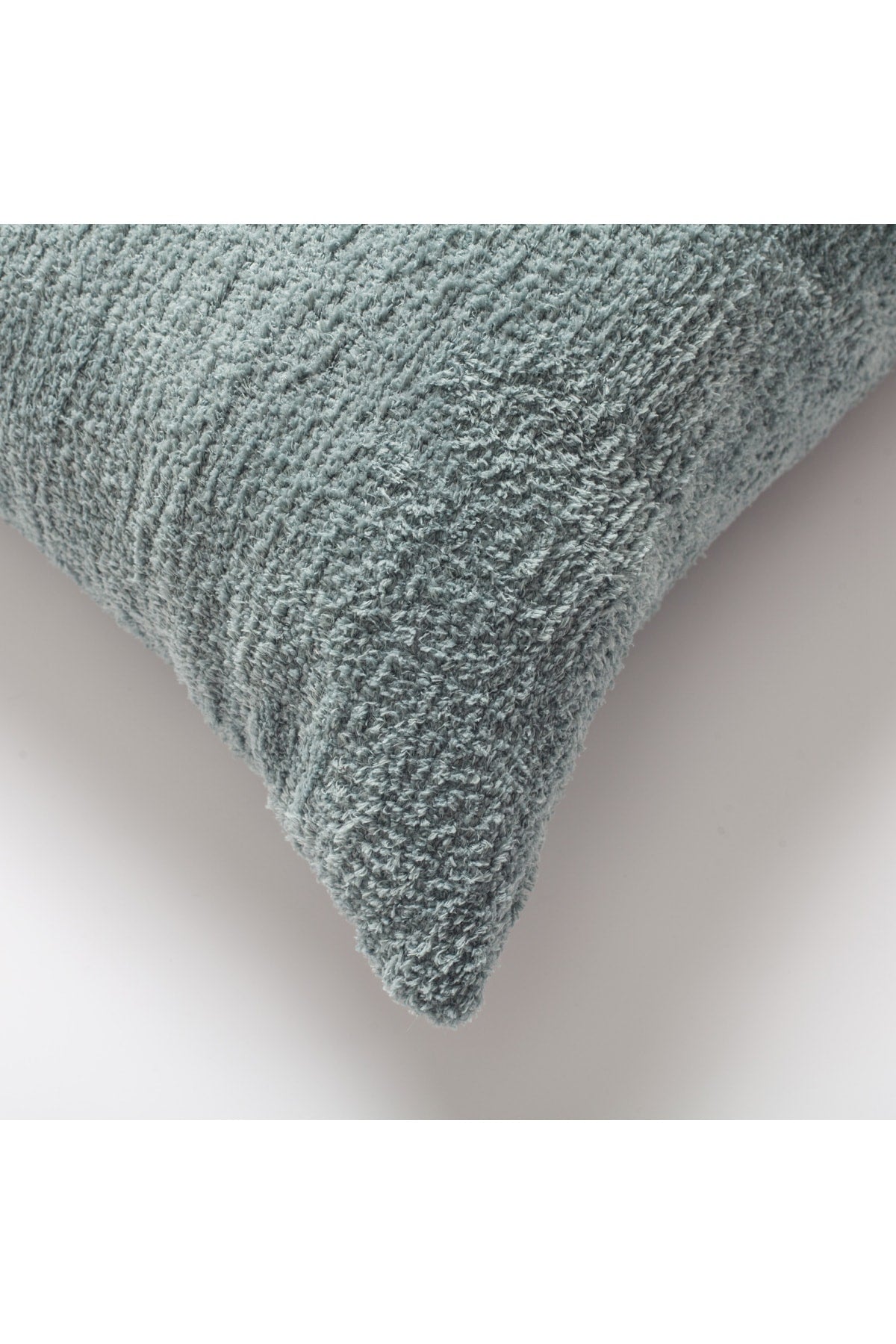 Cozy | Light Blue Plush Soft Textured Square 20''x20'' Throw Pillow Cover