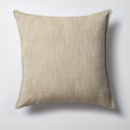Porto | Yellow Neutral Solid Linen-Blend Flanged Square 20''x20'' Throw Pillow Cover