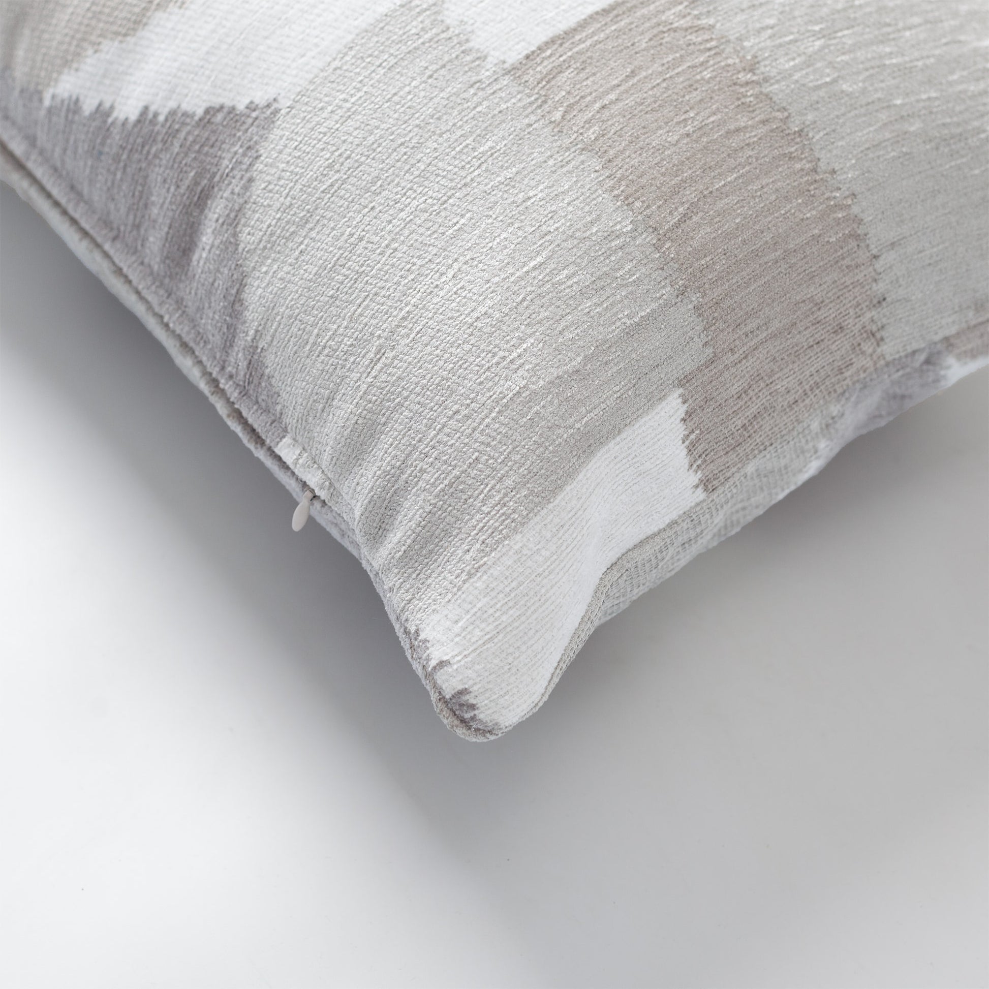 Otto | Neutral Gray Modern Geometric Long Lumbar 14"x28" Throw Pillow Cover