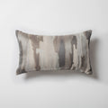 Pastel | Gray Abstract Textured Lumbar 12''x20'' Throw Pillow Cover