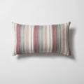Bohem | Blue Ethnic Kilim Striped Pattern Textured 12"x20'' Throw Pillow Cover