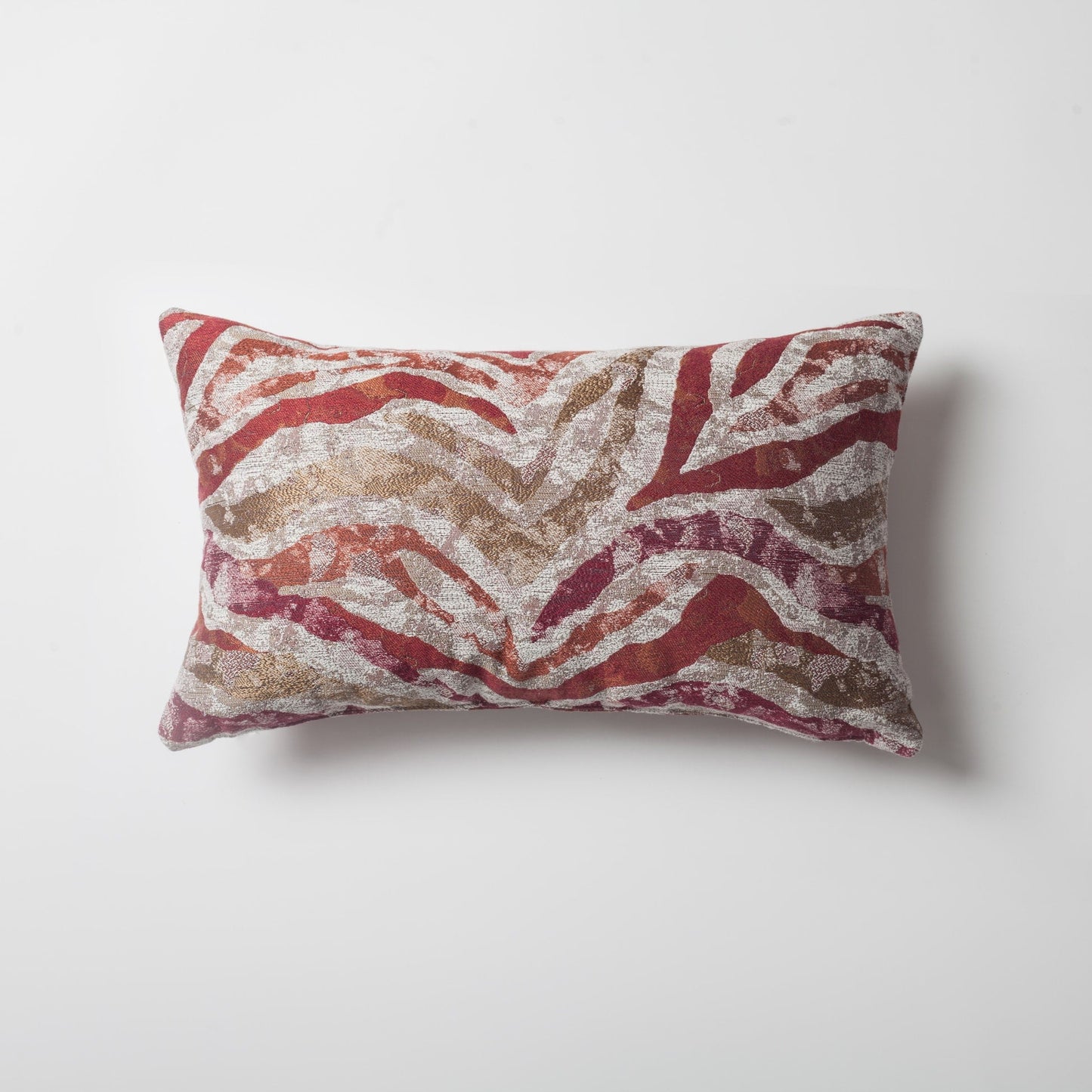 Tasos | Set of 4 | Red Floral Patterned Decorative Throw Pillow Covers