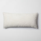 Cozy | White Plush Soft Textured Long Lumbar 14