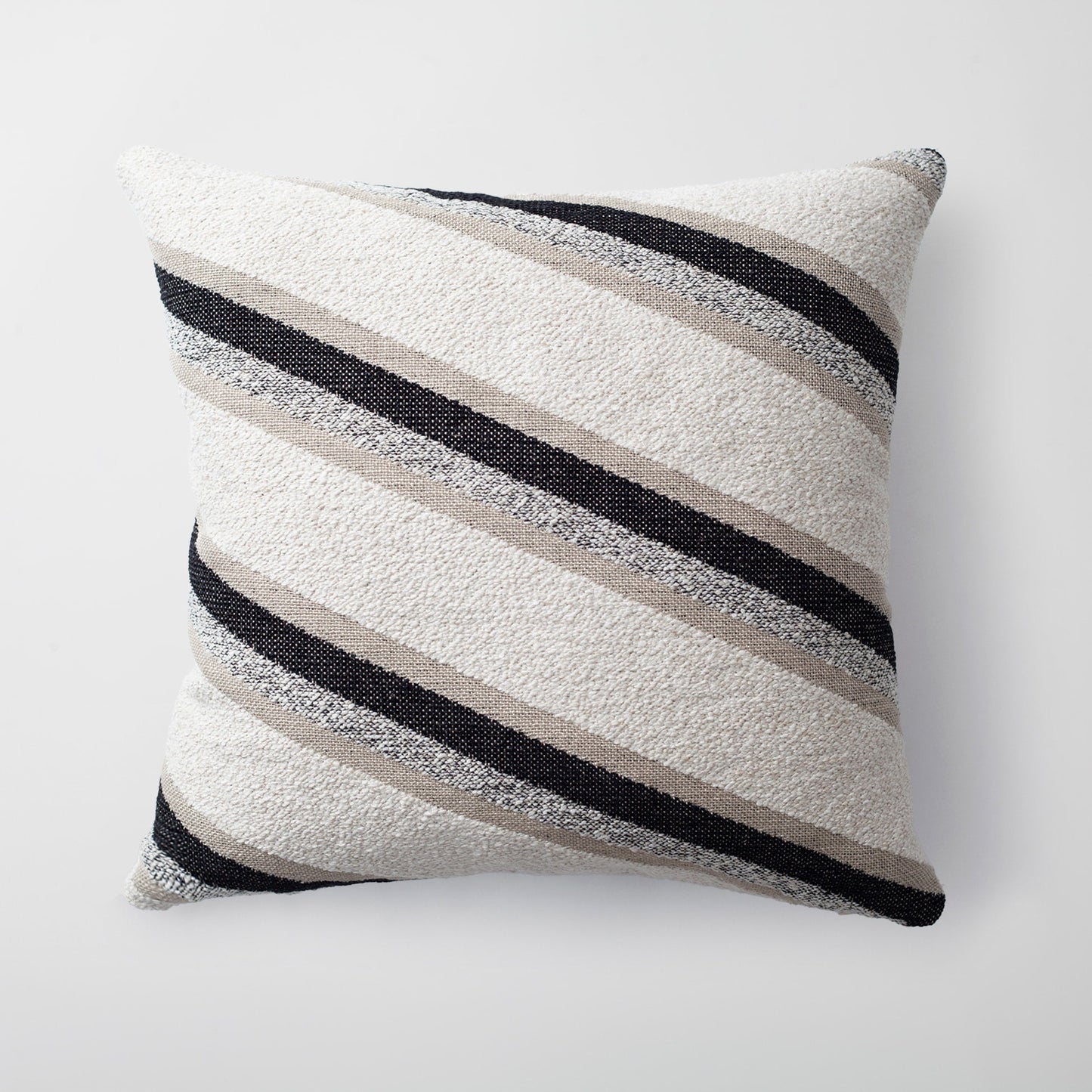 Oblique & Gobi | Set of 3 | Black and White Throw Pillow Covers