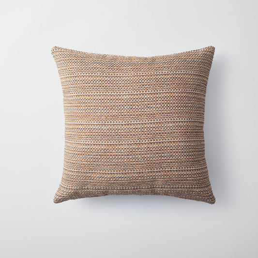 Kraft | Mustard Textured Woven Square 18''x18'' Throw Pillow Cover