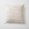Lanzo | Neutral Boucle Textured Woven Square 18''x18'' Throw Pillow Cover