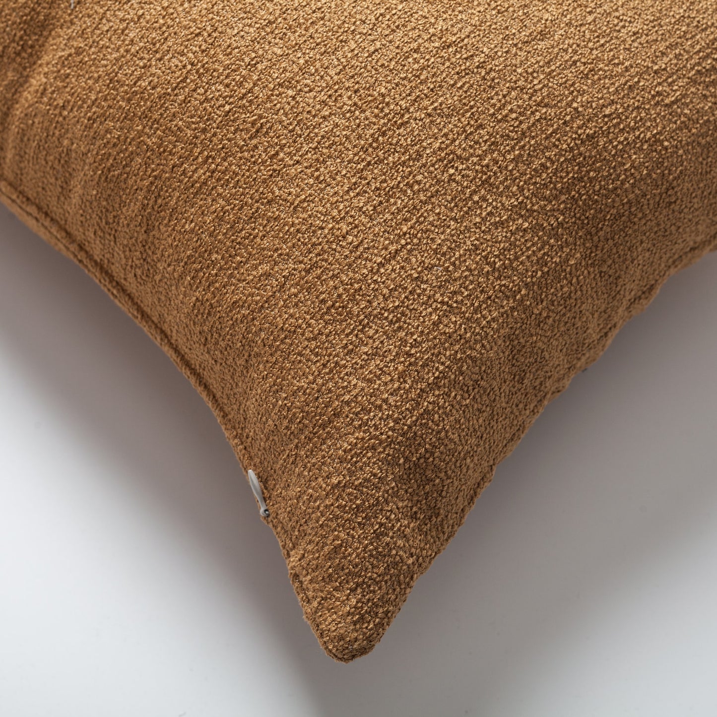 Julia | Mustard Yellow Boucle Textured Solid Long Lumbar 14"x28" Throw Pillow Cover