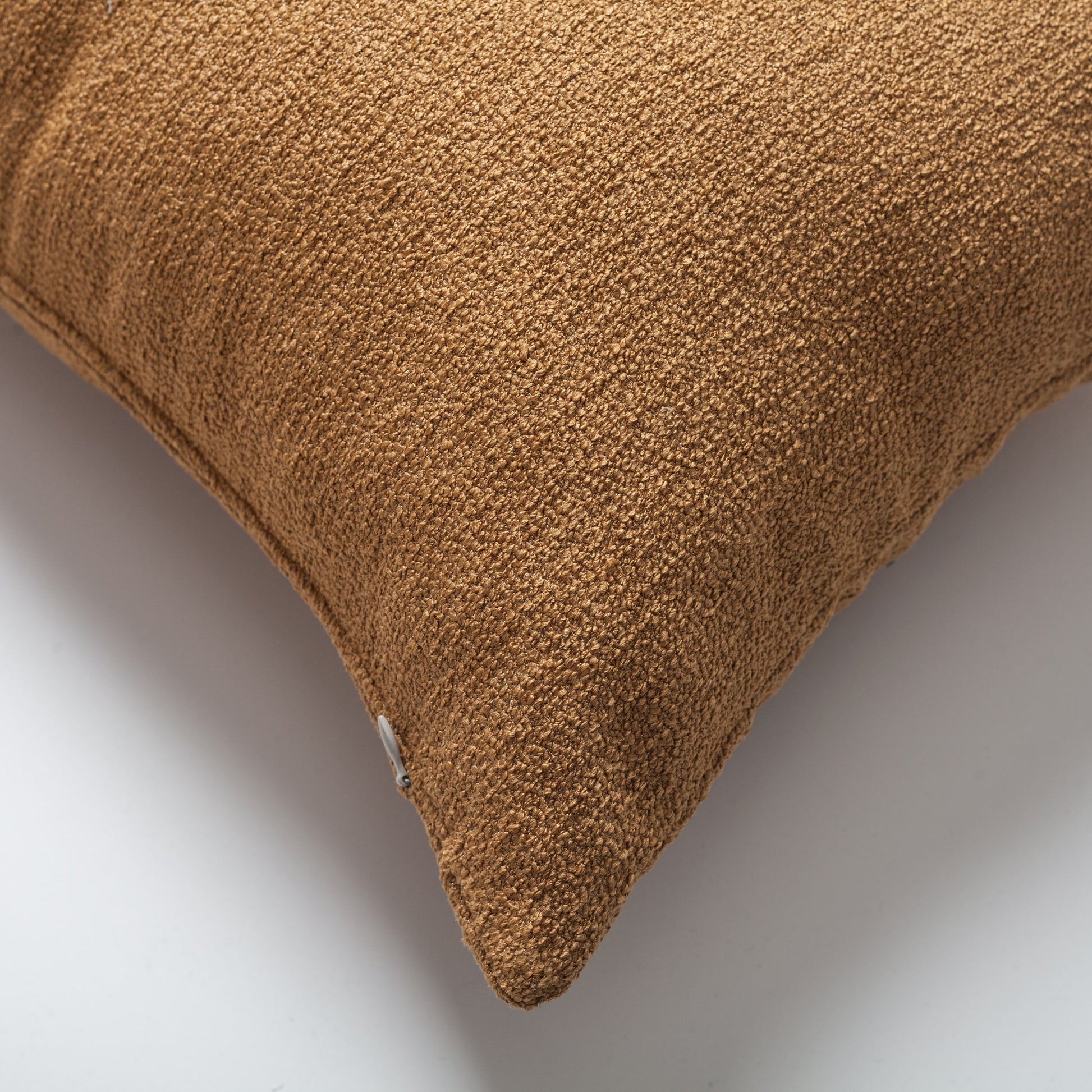 Julia | Mustard Yellow Boucle Textured Solid Long Lumbar 14"x28" Throw Pillow Cover