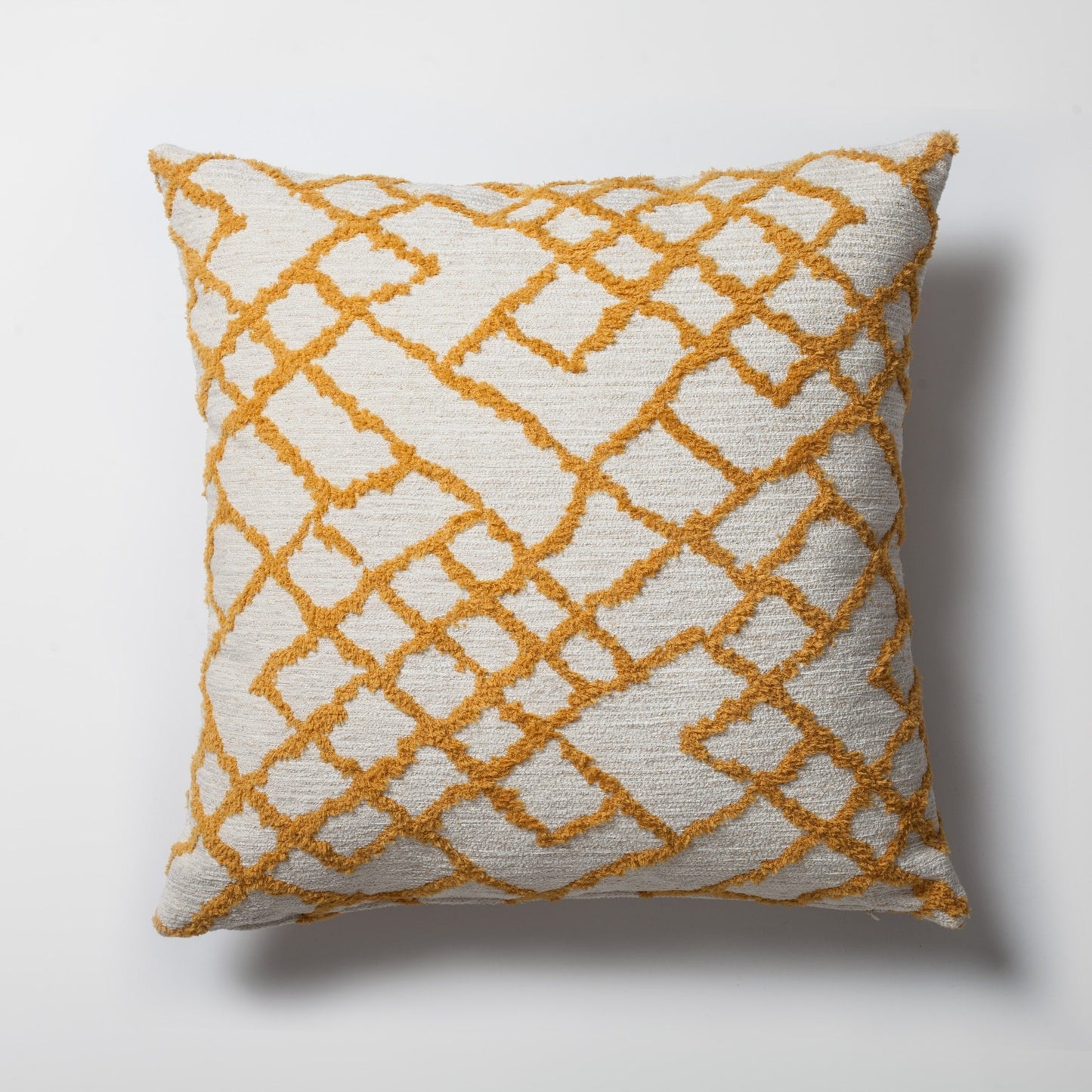 Santorini | Set of 3 | Yellow Patterned Throw Pillow Covers