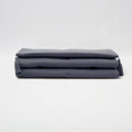 Loom Bed Runner | Dark Gray Neutral Linen Blend