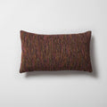 Bamboo | Brown Multicolored Textured Lumbar 12"x20'' Throw Pillow Cover