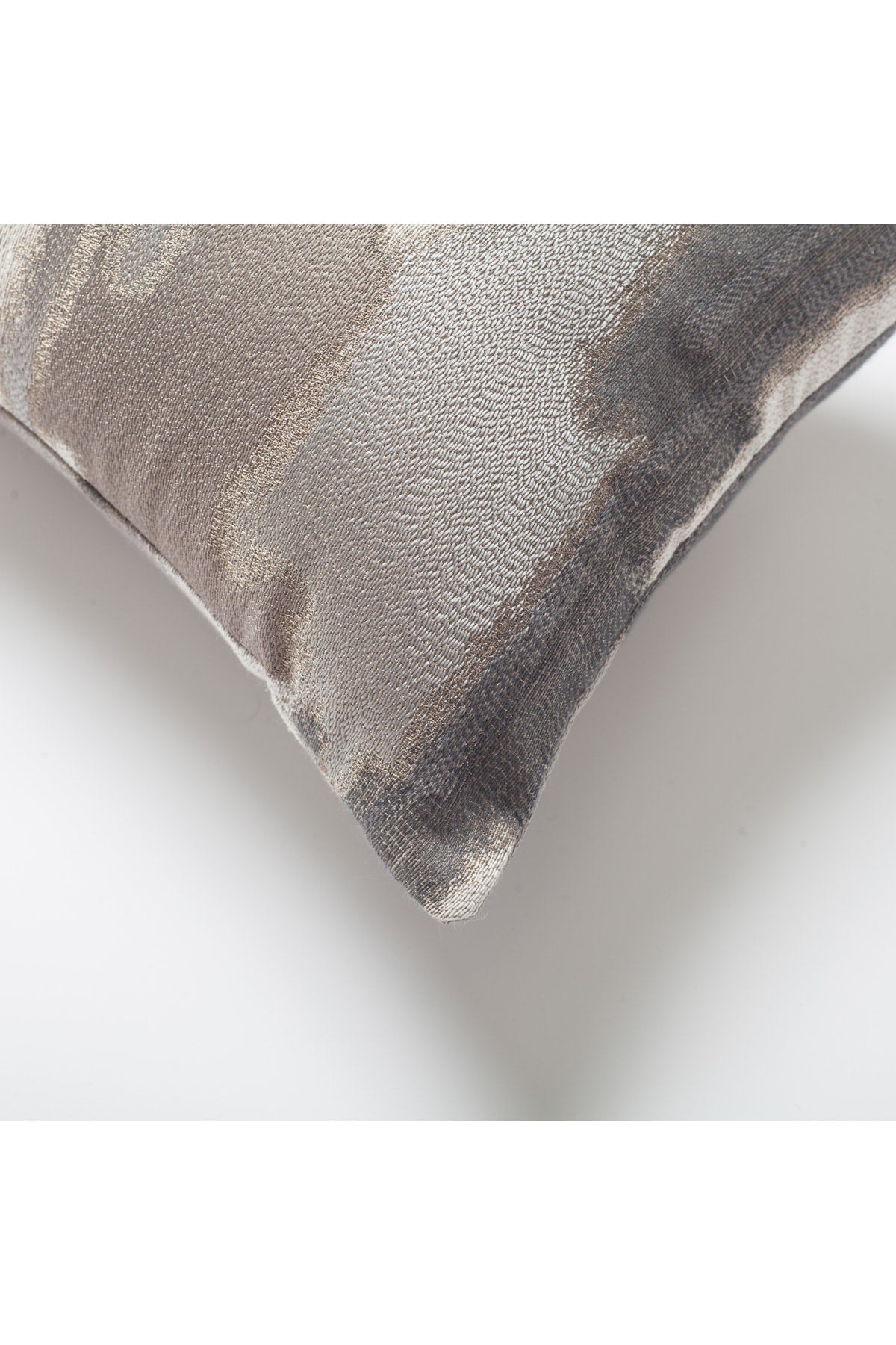 Pastel | Gray Abstract Textured Lumbar 12''x20'' Throw Pillow Cover