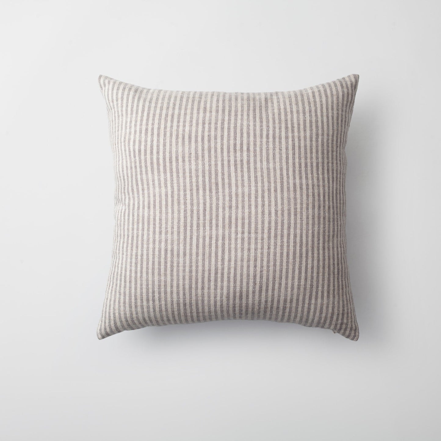 Stripe On Stripe | Set of 3 | Black and White Neutral Linen Blend Throw Pillow Covers