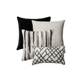 Meis | Set of 4 | Boho Decor Textured Woven Throw Pillow Covers
